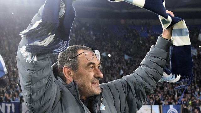 Maurizio Sarri, allenatore della Lazio. Foto &copy; Lazio
