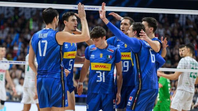 Nazionale italiana di pallavolo &copy; Pagina Facebook ufficiale della Federazione Italiana Pallavolo