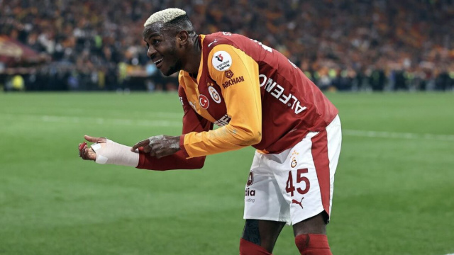 Victor Osimhen, attaccante del Galatasaray. Foto &copy; Galatasaray