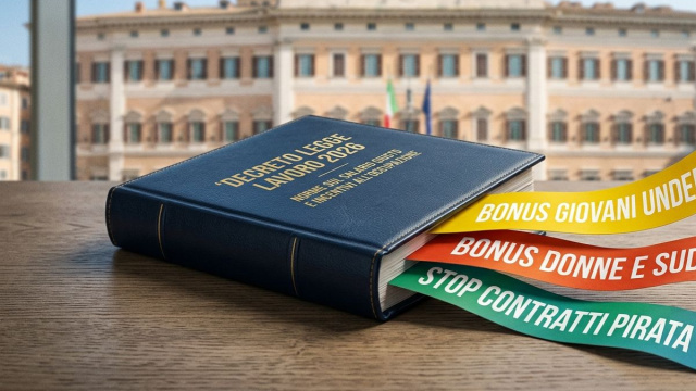 Decreto lavoro 2026 tra Bonus Giovani, Bonus Donne e ZES del Sud.