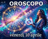 Locandina per l'oroscopo di venerd&igrave; 10 aprile 2026 - &copy; Copilot IA.