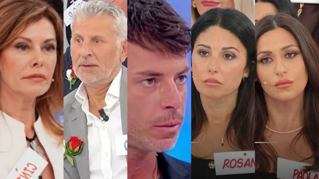 Cinzia, Marco, Diego, Rosanna e Paola - screenshot &copy; Canale 5