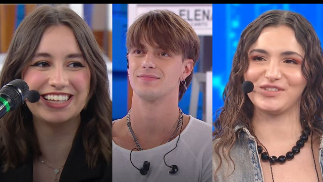 In foto Angie, Plasma e Caterina, allievi di Amici &copy; Mediaset
