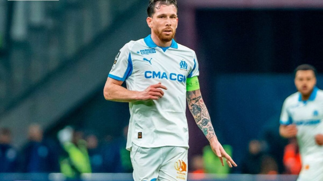 Pierre-Emile Hojbjerg, centrocampista del Marsiglia. Foto &copy; Marsiglia