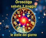 Locandina per l'oroscopo di sabato 2 maggio 2026 - &copy; Pixabay IA.