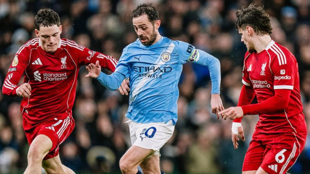 Bernardo Silva, centrocampista del Manchester City. Foto &copy; Manchester City