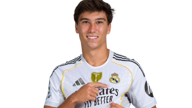 Gonzalo Garcia, attaccante del Real Madrid. Foto &copy; Real Madrid