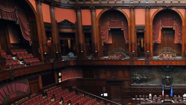 L'Aula di Montecitorio  visita.camera.it &copy; Creative Commons