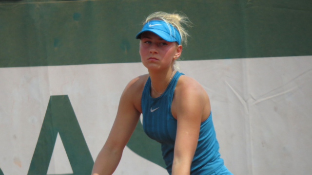 Marta Kostyuk nel 2018 (Wikimedia Commons).