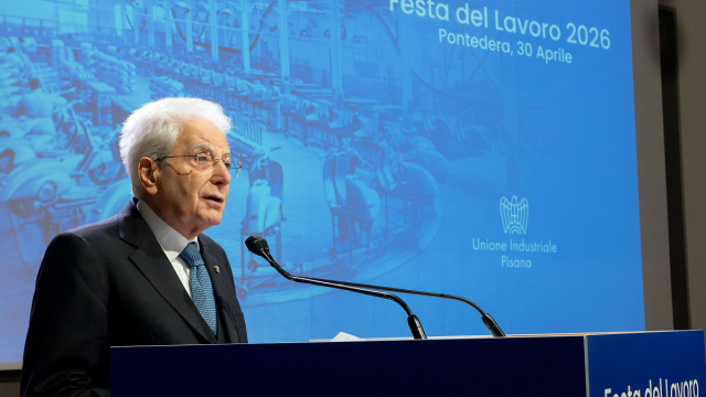 Primo Maggio, Mattarella rilancia da Pontedera i valori della ... &copy; Creative Commons