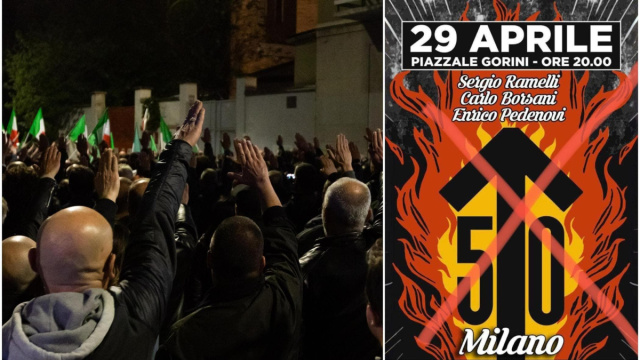 Simbolo della Giovent&ugrave; hitleriana nel manifesto dell'omaggio a ... &copy; Creative Commons