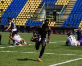 Balde esulta dopo il gol al Crotone - &copy; Facebook / Giugliano Calcio