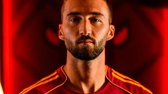 Bryan Cristante, centrocampista della Roma. Foto &copy; Roma