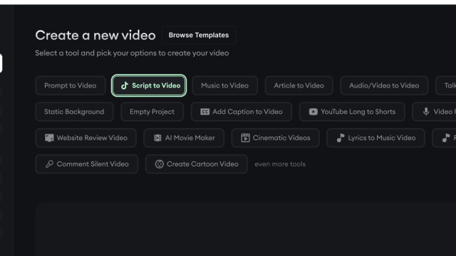 AI Video Generator: Create Videos From Text, Scripts & More  Free &copy; Creative Commons