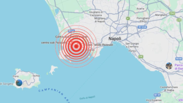 Terremoto ai Campi Flegrei (la localizzazione)