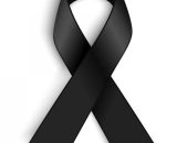 Nastro nero in segno di lutto.