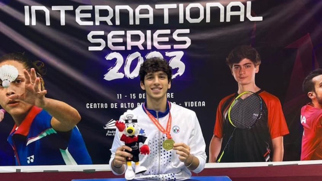 Badminton, Caponio vince l'oro al Per&ugrave; International Series 2023 ... &copy; Creative Commons