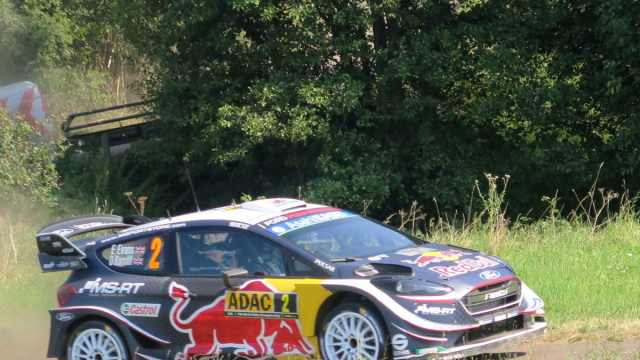 File:Ford Fiesta WRC of Elfyn Evans Rallye Deutschland 2018.jpg ... &copy; Creative Commons