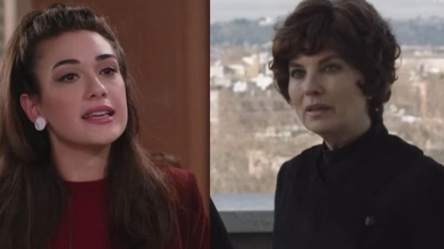 In foto Rosa e Adelaide nella soap &copy; Rai 1