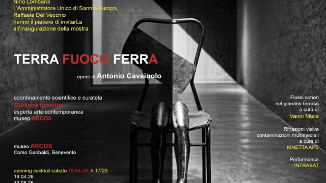 mostra arcos terra e fuoco - locandina