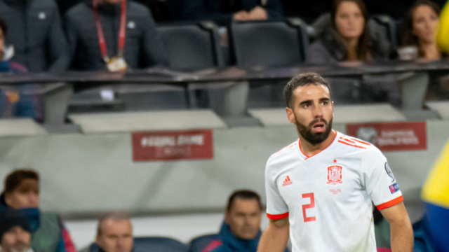 File:UEFA EURO qualifiers Sweden vs Spain 20191015 Dani Carvajal ... &copy; Creative Commons