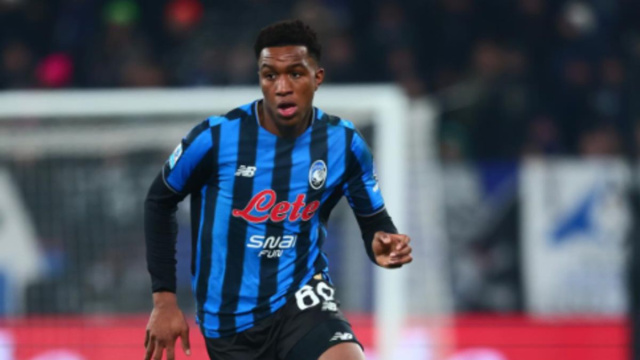 Honest Ahanor in campo con la maglia dell'Atalanta, dal suo profilo instagram