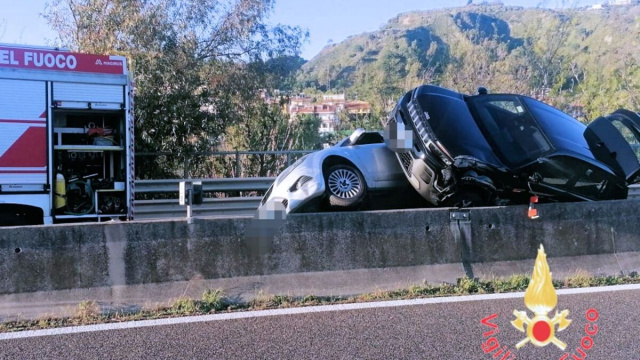 Incidente stradale sulla Statale 280 - &copy; Vigili del Fuoco