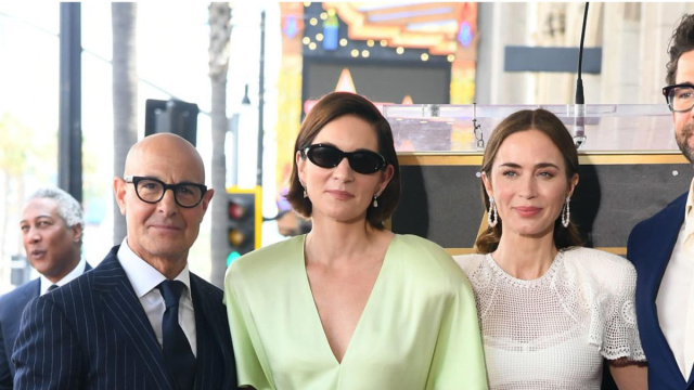 Stanley Tucci ed Emily Blunt onorati con le stelle sulla Walk of ... &copy; Creative Commons