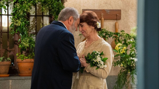 Emilia e Romulo de La Promessa © Mediaset.