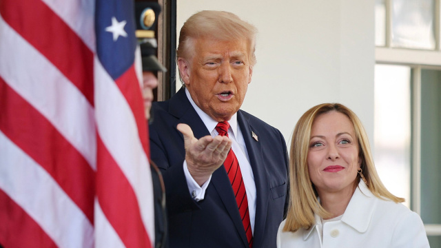 Giorgia Meloni da Donald Trump &egrave; uno spot per l'internazionale ... &copy; Creative Commons