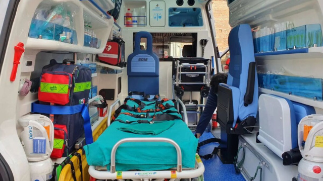 L'interno di un'ambulanza (Creative Commons).