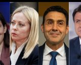 Elly Schlein, Giorgia Meloni, Roberto Vannacci e Giuseppe Conte (&copy; Facebook)