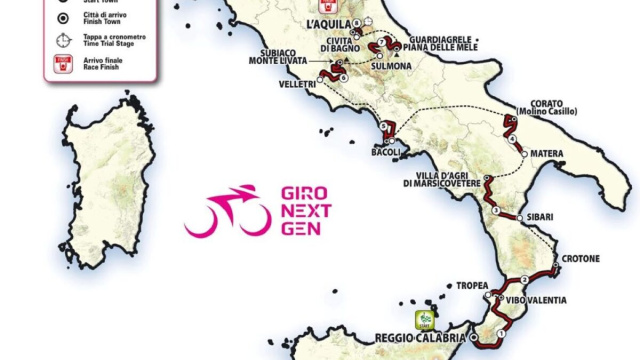 Il percorso del Giro Next Gen - &copy; RCS Sport