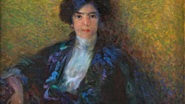 Ritratto di Grazia Deledda, di Plinio Nomellini, 1914