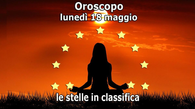 Locandina per l'oroscopo di luned&igrave; 18 maggio 2026 - &copy; Roberta Carsoli.