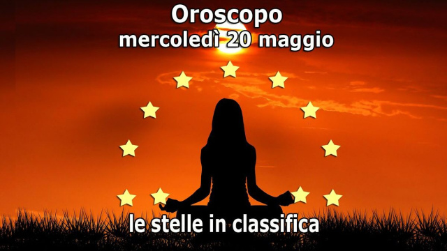 Locandina per l'oroscopo di mercoled&igrave; 20 maggio 2026 - &copy; Roberta Carsoli.