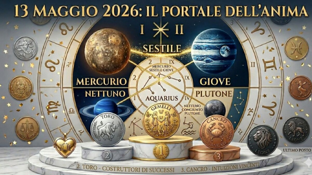 Quadrante con oro Gemelli, argento Toro e bronzo Cancro-&copy; Gemini AI