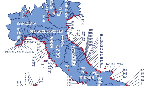 Bandiere Blu 2023: 458 spiagge, elenco completo, mappa  Dove Viaggi &copy; Creative Commons