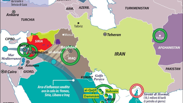 L'Iran (ri)avvicina l'Arabia Saudita alla Turchia - Limes &copy; Creative Commons