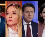 Matteo Salvini, Giorgia Meloni, Giuseppe Conte ed Elly Schlein (&copy; Facebook)