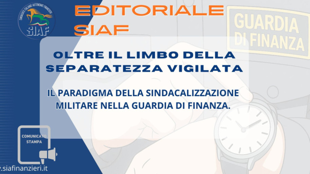 EDITORIALE DELLA SEGRETERIA GENERALE NAZIONALE SIAF. - Siaf &copy; Creative Commons