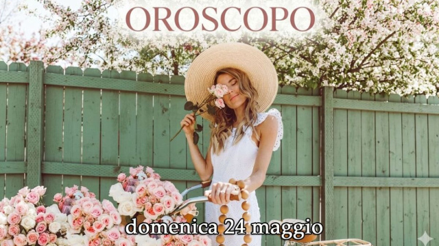 Locandina per l'oroscopo di domenica 24 maggio 2026 - &copy; Copilot IA.