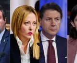 Matteo Salvini, Giorgia Meloni, Giuseppe Conte ed Elly Schlein (&copy; Facebook)