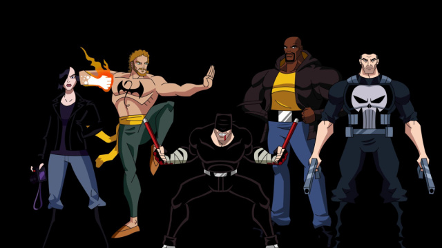 Download Punisher Luke Cage Daredevil Iron Fist (Marvel Comics ... &copy; Creative Commons