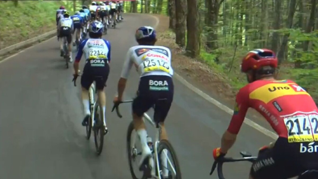 Giulio Pellizzari a Corno alle Scale - &copy; Screenshot Eurosport