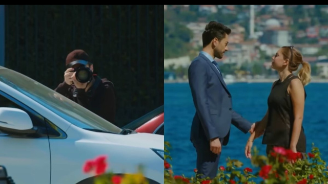 Il complice di Sahika fotografa Kerim e Yildiz insieme © Now.