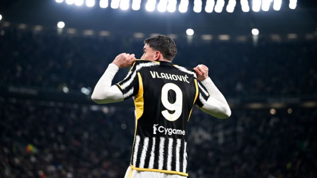 Dusan Vlahovic, attaccante della Juventus. Foto &copy; Juventus FC