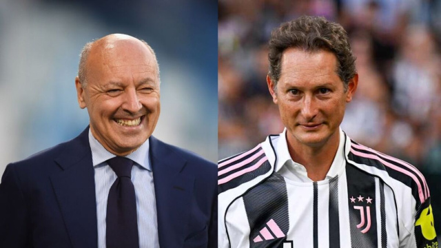 Giuseppe Marotta, presidente dell'Inter. Foto &copy; Inter. John Elkann, CEO di Exor. Foto &copy; Juventus
