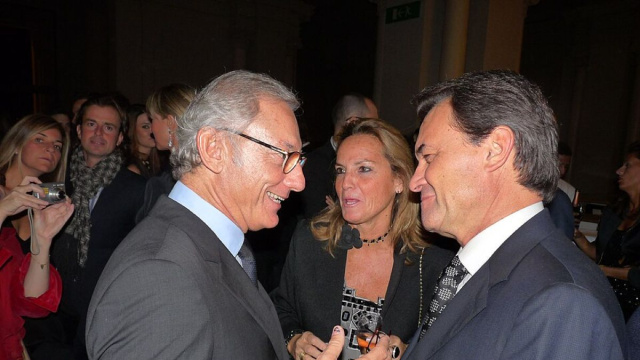 Il fondatore di Mango Isak Andic (a sinistra) a Barcellona el 2010 - foto &bull;	&copy;Wikimedia Commons