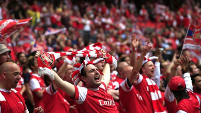 La tifoseria dell'Arsenal (Creative Commons).